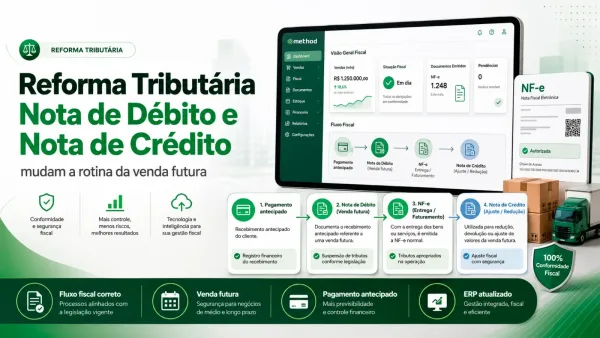 Reforma Tributária: Nota de Débito e Nota de Crédito mudam a rotina da venda futura